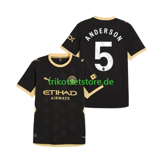 Manchester City Elliot Anderson 5 2026-2027 Herren Trikot Auswärts Kurzarm
