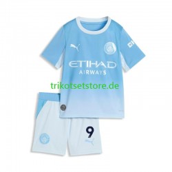 Manchester City Erling Haaland 9 2026-2027 Kinder Trikotset Heim Kurzarm