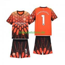 Manchester City Torwart Gianluigi Donnarumma 1 2026-2027 Kinder Trikotset Ausweich Kurzarm