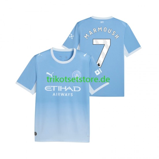 Manchester City Omar Marmoush 7 2026-2027 Herren Trikot Heim Kurzarm