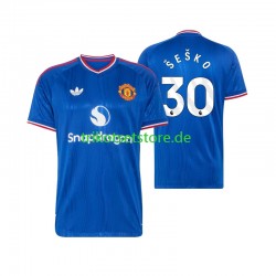 Manchester United Benjamin Sesko 30 2026-2027 Herren Trikot Auswärts Kurzarm