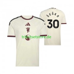 Manchester United Benjamin Sesko 30 2026-2027 Herren Trikot Ausweich Kurzarm