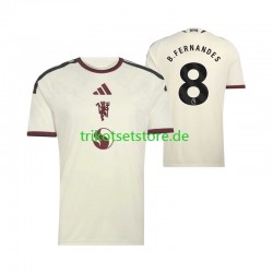 Manchester United Bruno Fernandes 8 2026-2027 Herren Trikot Ausweich Kurzarm