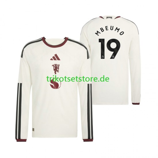 Manchester United Bryan Mbeumo 19 2026-2027 Herren Trikot Ausweich Langarm