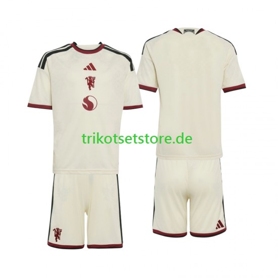 Manchester United 2026-2027 Kinder Trikotset Ausweich Kurzarm