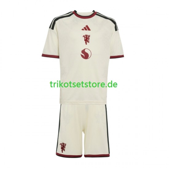 Manchester United 2026-2027 Kinder Trikotset Ausweich Kurzarm