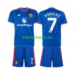 Manchester United Cristiano Ronaldo 7 2026-2027 Kinder Trikotset Auswärts Kurzarm