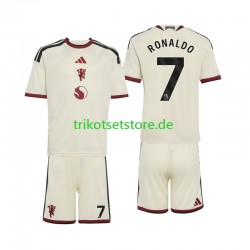 Manchester United Cristiano Ronaldo 7 2026-2027 Kinder Trikotset Ausweich Kurzarm