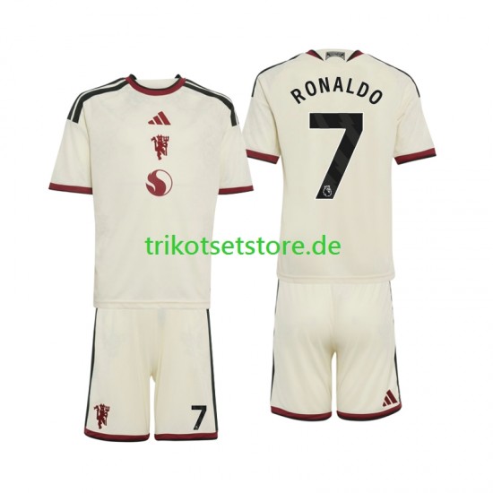 Manchester United Cristiano Ronaldo 7 2026-2027 Kinder Trikotset Ausweich Kurzarm