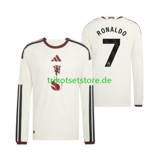 Manchester United Cristiano Ronaldo 7 2026-2027 Herren Trikot Ausweich Langarm