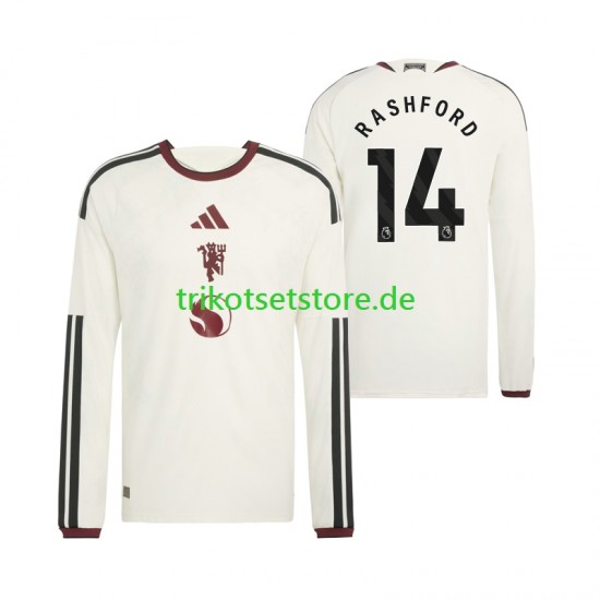 Manchester United Marcus Rashford 14 2026-2027 Herren Trikot Ausweich Langarm