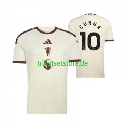 Manchester United Matheus Cunha 10 2026-2027 Herren Trikot Ausweich Kurzarm