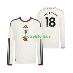 Manchester United Youri Tielemans 18 2026-2027 Herren Trikot Ausweich Langarm