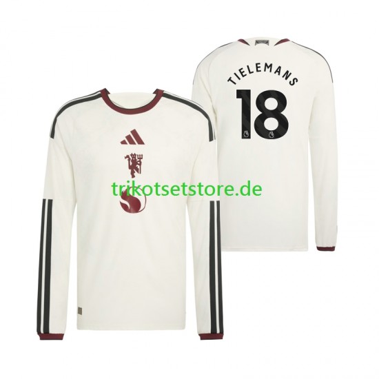 Manchester United Youri Tielemans 18 2026-2027 Herren Trikot Ausweich Langarm