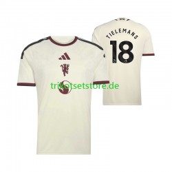 Manchester United Youri Tielemans 18 2026-2027 Herren Trikot Ausweich Kurzarm