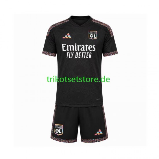 Olympique Lyon 2026-2027 Kinder Trikotset Ausweich Kurzarm