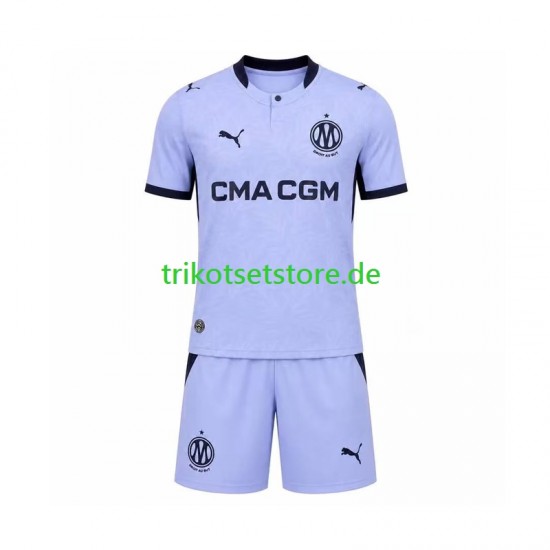 Olympique Marseille 2026-2027 Kinder Trikotset Ausweich Kurzarm