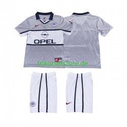 Paris Saint-Germain Retro 2000 2001 Kinder Trikotset Auswärts Kurzarm