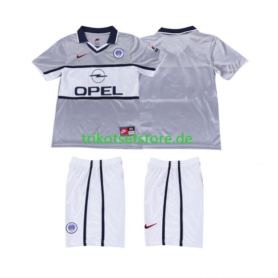 Paris Saint-Germain Retro 2000 2001 Kinder Trikotset Auswärts Kurzarm