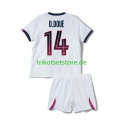 Paris Saint-Germain Desire Doue 14 2026-2027 Kinder Trikotset Auswärts Kurzarm