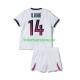 Paris Saint-Germain Desire Doue 14 2026-2027 Kinder Trikotset Auswärts Kurzarm