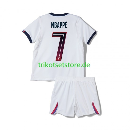 Paris Saint-Germain Mbappé Kylian 7 2026-2027 Kinder Trikotset Auswärts Kurzarm