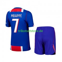 Paris Saint-Germain Mbappé Kylian 7 2026-2027 Kinder Trikotset Heim Kurzarm