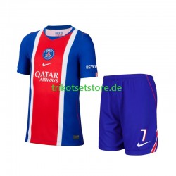 Paris Saint-Germain Mbappé Kylian 7 2026-2027 Kinder Trikotset Heim Kurzarm