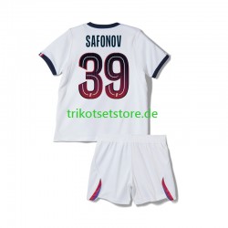 Paris Saint-Germain Matvey Safonov 39 2026-2027 Kinder Trikotset Auswärts Kurzarm