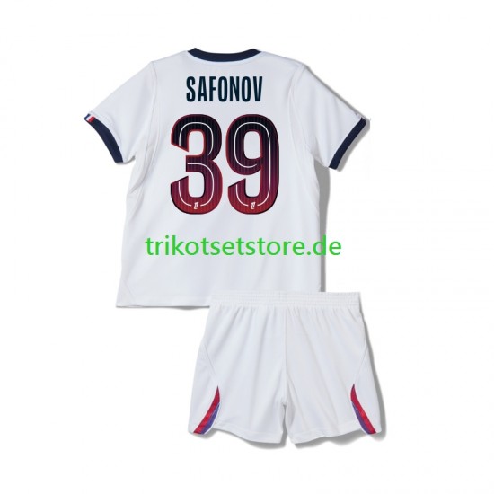 Paris Saint-Germain Matvey Safonov 39 2026-2027 Kinder Trikotset Auswärts Kurzarm