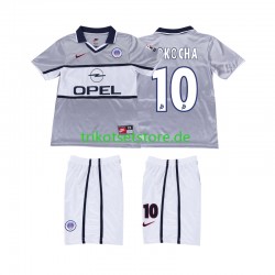 Paris Saint-Germain OKOCHA 10 Retro 2000 2001 Kinder Trikotset Auswärts Kurzarm