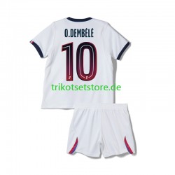 Paris Saint-Germain Ousmane Dembele 10 2026-2027 Kinder Trikotset Auswärts Kurzarm