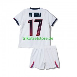 Paris Saint-Germain Vitinha 17 2026-2027 Kinder Trikotset Auswärts Kurzarm
