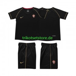 Portugal Retro 2006 Kinder Trikotset Auswärts Kurzarm