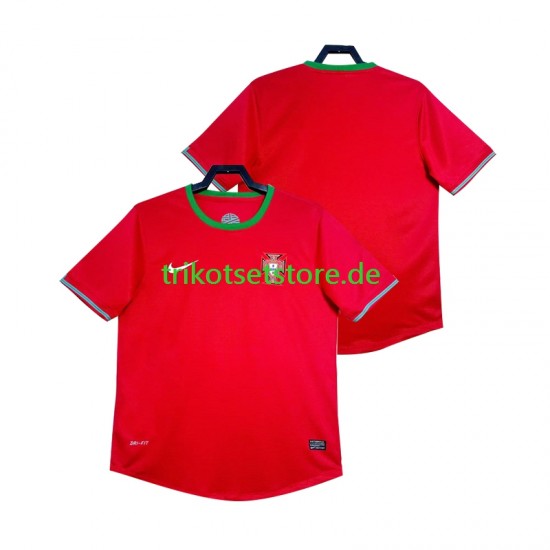 Portugal Retro 2012 Herren Trikot Heim Kurzarm