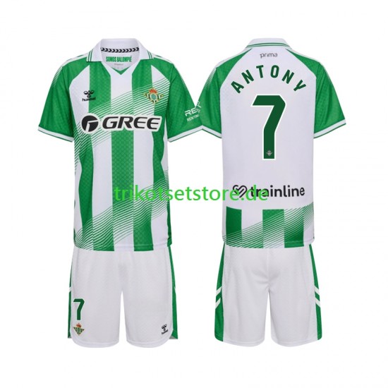 Betis Sevilla Anthoy 7 2026-2027 Kinder Trikotset Heim Kurzarm