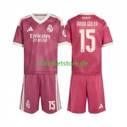 Real Madrid Arda Guler 15 2026-2027 Kinder Trikotset Ausweich Kurzarm