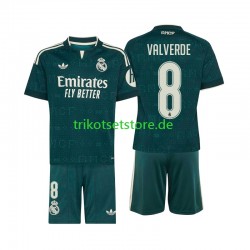 Real Madrid Federico Valverde 8 2026-2027 Kinder Trikotset Auswärts Kurzarm