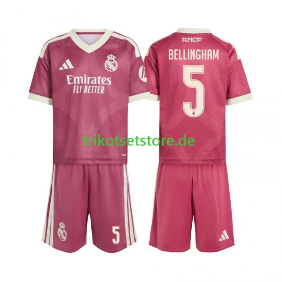 Real Madrid Jude Bellingham 5 2026-2027 Kinder Trikotset Ausweich Kurzarm