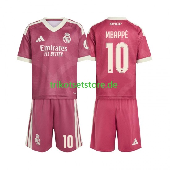 Real Madrid Mbappé Kylian 10 2026-2027 Kinder Trikotset Ausweich Kurzarm