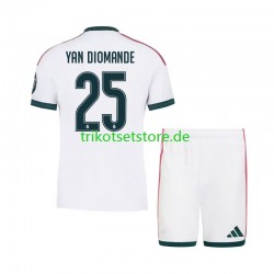 Real Madrid Yan Diomande 25 2026-2027 Kinder Trikotset Heim Kurzarm