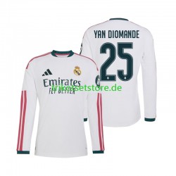 Real Madrid Yan Diomande 25 2026-2027 Herren Trikot Heim Langarm