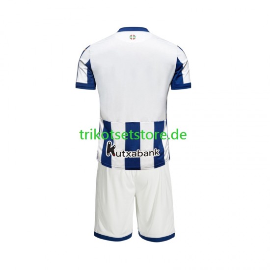 Real Sociedad 2026-2027 Kinder Trikotset Heim Kurzarm