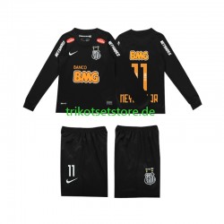 Santos NEYMAR JR 11 Retro Classic 2012 2013 Kinder Trikotset Auswärts Langarm
