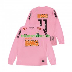 Santos Neymar JR 11 Retro 2012 2013 Herren Trikot Viertes Langarm