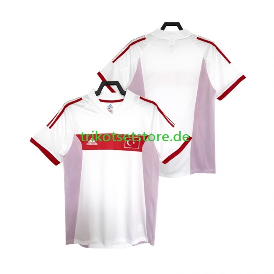 Türkei Retro 2002 Herren Trikot Auswärts Kurzarm