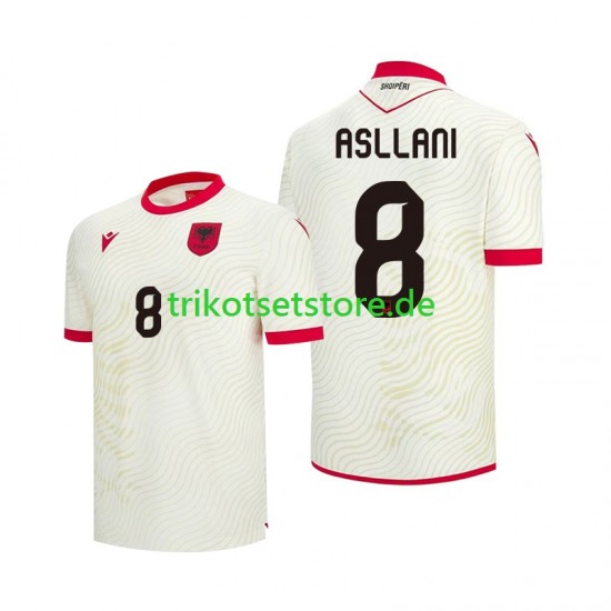 Albanien Kristjan Asllani 8 World Cup 2026 Herren Trikot Auswärts Kurzarm