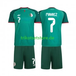 Algerien Riyad Mahrez 7 2026 Kinder Trikotset Auswärts Kurzarm