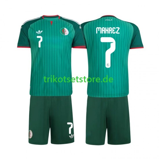 Algerien Riyad Mahrez 7 2026 Kinder Trikotset Auswärts Kurzarm