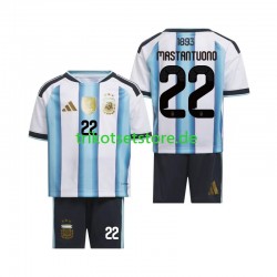 Argentinien Franco Mastantuono 22 World Cup 2026 Kinder Trikotset Heim Kurzarm